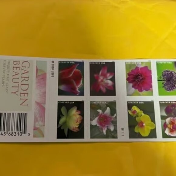 2021 multi-flower permanent stamps 1000 pieces - Picture 4 of 4